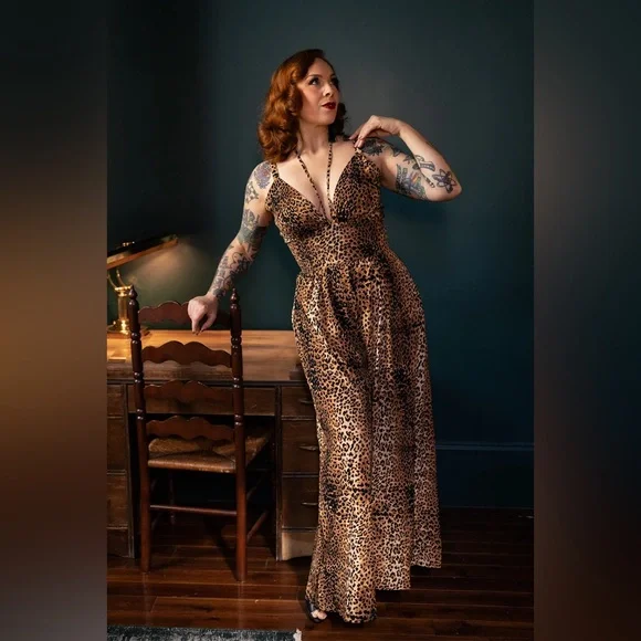 Trashy Diva Minda Jumpsuit Leopard - Picture 3 of 7